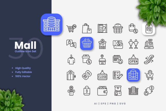 Mall Icons Graphics: A Publisher’s Review of Clean Icon Design