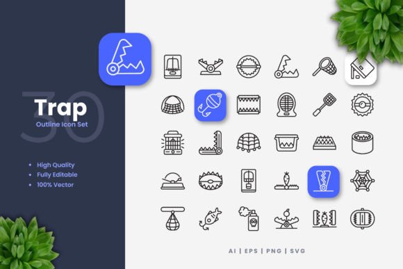 Trap Icons Graphics Review for Modern Branding