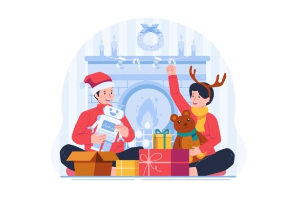 Two Kids Opening Christmas Gifts: A Designer’s Stitch Review
